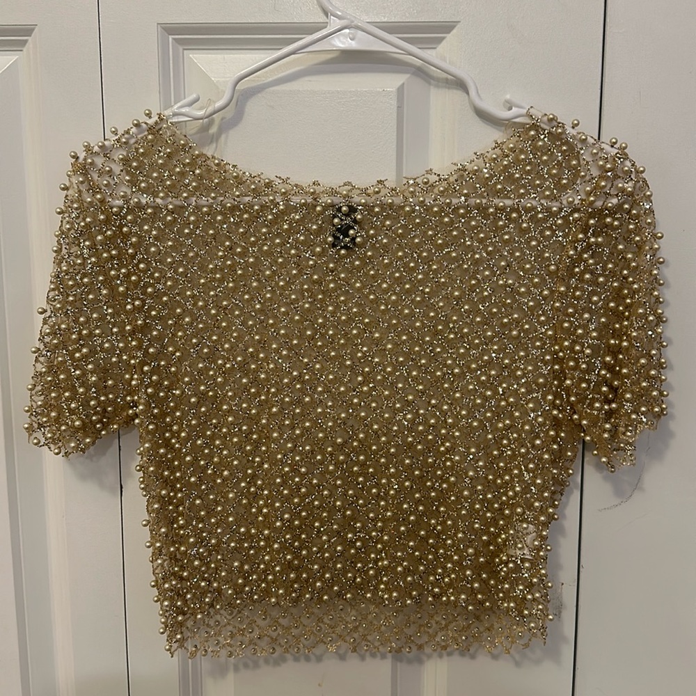 Beaded sparkly shirt